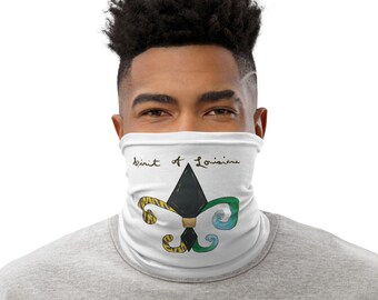 Louisiana Fleur-de-Lis nekbeenkap: hoofdband sportgezichtsmasker