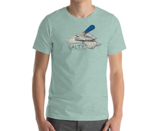 Camiseta unissex New Orleans Salty Oysters