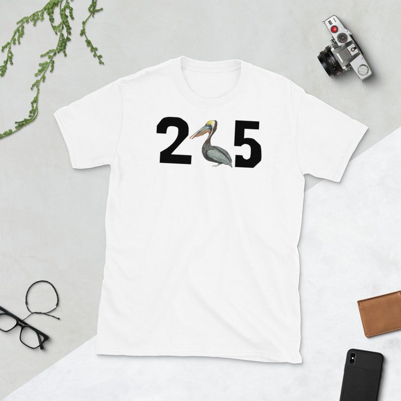 Unisex Louisiana 225 Area Code Tshirt With Hand Painted Etsy