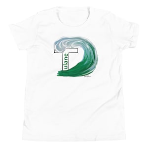 New Orleans Louisiana, Roll Wave, Tulane Youth Short Sleeve T-Shirt