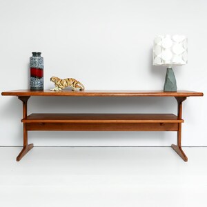 Vintage Mid Century Two Tier Coffee Table, 1970s
