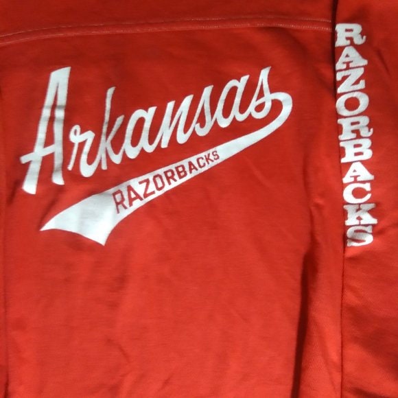 Vintage 80s Arkansas Razorbacks Script 