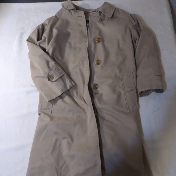 Vintage Burberry Nova Plaid Rain Trench Coat