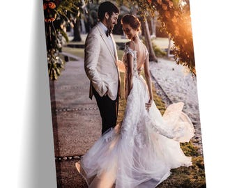 Personalized Photo for Canvas Print: family Wedding Custom Wall Art, Ready to Hang