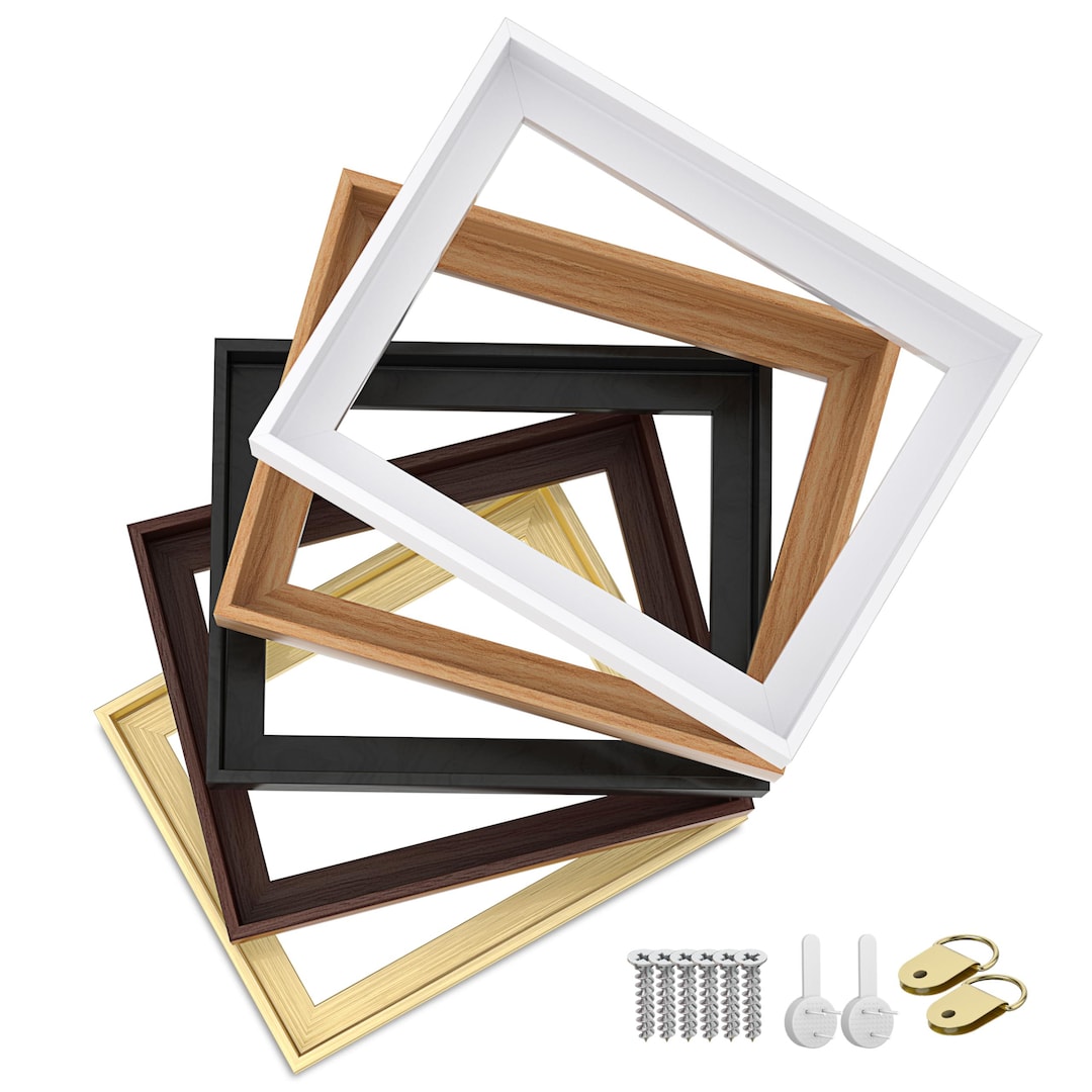 Canvas Floater Frame Gallery Floating Picture Frames With 5 Color - Etsy