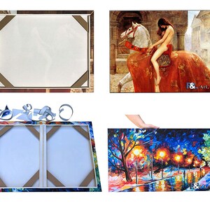 Customized Solid Wood Canvas Frame Kit for Oil Painting, Wall Art & Canvas Easy to Install Canvas Stretching System Picture Accessories image 5