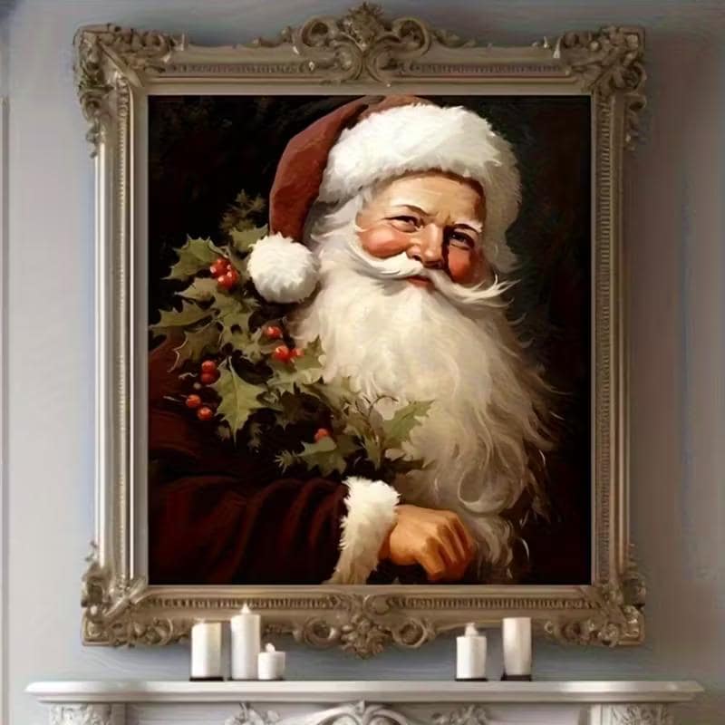 アンティーク調　サンタクロース　フォトフレーム Santa Picture Frame by Year - Etsy