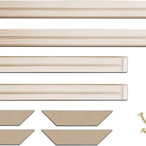 Wood Stretcher Bars Oil Painting Wall Art Posters Wooden Frame Kit