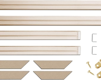 Wood Stretcher Bars Oil Painting Wall Art Posters Wooden Frame Kit