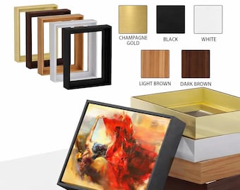 Canvas Floater Frame 1.25 Inch Deep Gallery Floating Frame Handmade in Texas