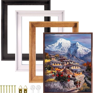 Canvas Floater Frame: Modern Minimalist Wall Art - Made in USA