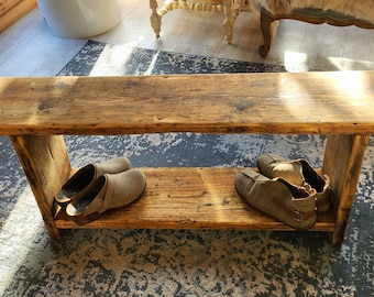 Rustic Shoe Rack/Bench