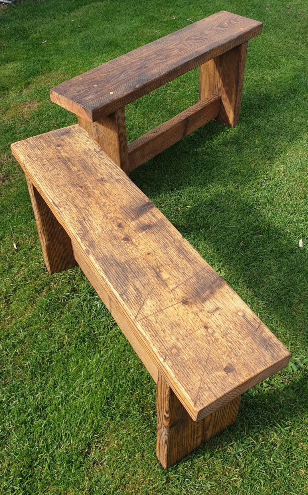 Rustic Bench Seat Etsy UK