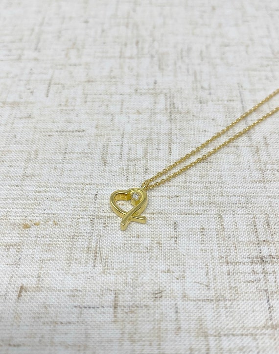 Vintage Links Of London Gold Plated Heart Pendant Etsy India