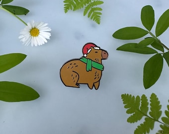 Festivebara - Capybara Hard Enamel Pin