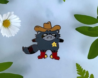 Bandit Raccoon - Hard Enamel Pin