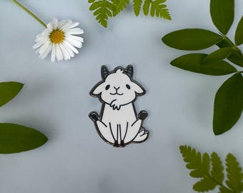 Sitting Goat - Hard Enamel Pin