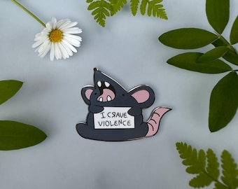 Rebel Rat - Hard Enamel Pin