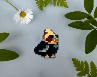 depressed bird - Hard Enamel Pin