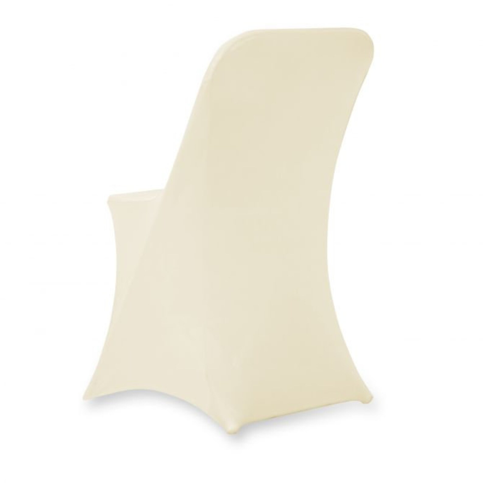 White Spandex Stretch Folding Chair Covers White Black Ivory - Etsy