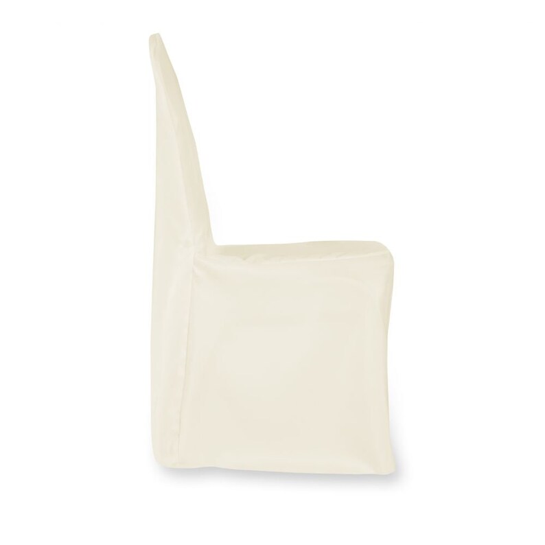Polyester Banquet Chair Cover Ivory Ivory Chair Covers Etsy