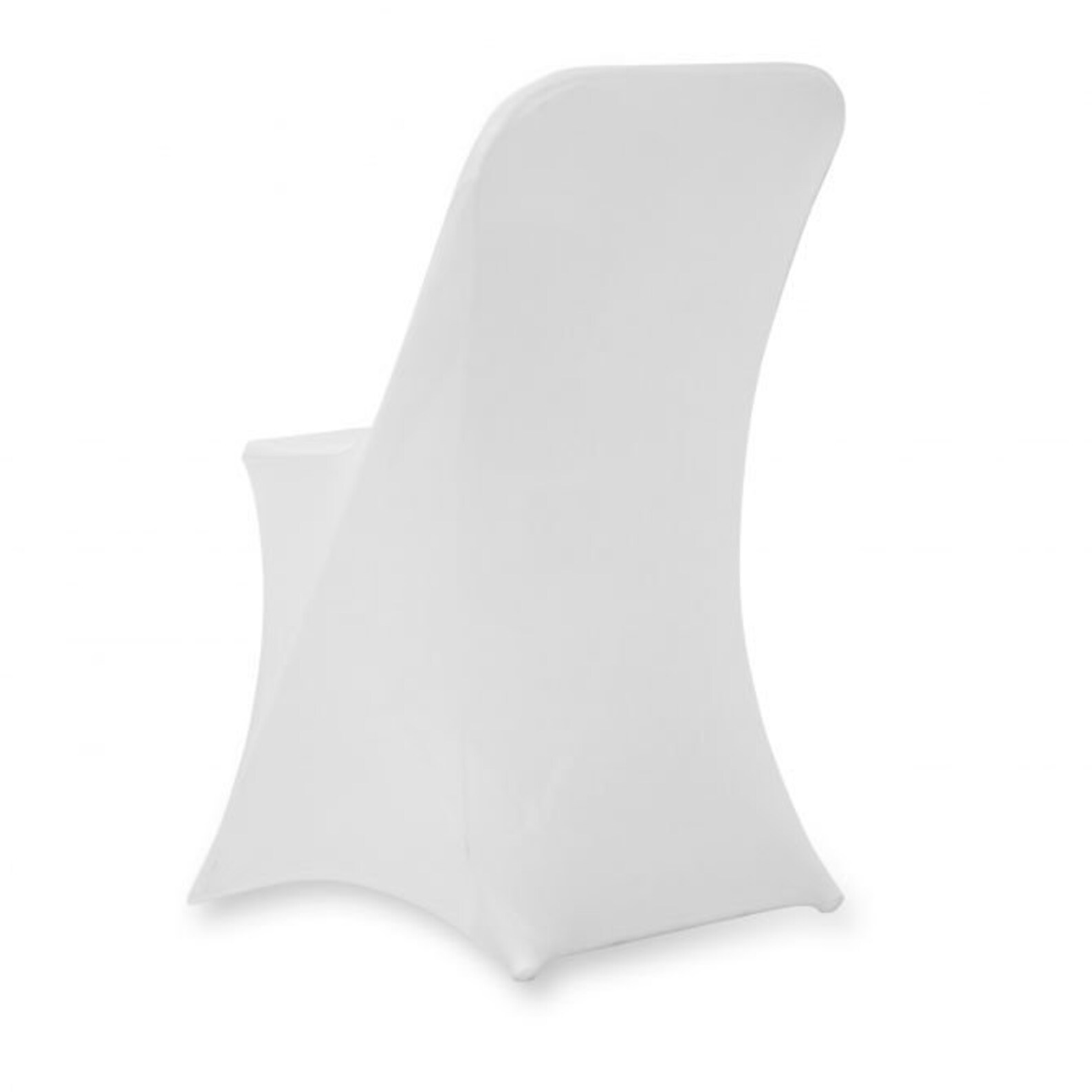 White Spandex Stretch Folding Chair Covers White Black Ivory Etsy