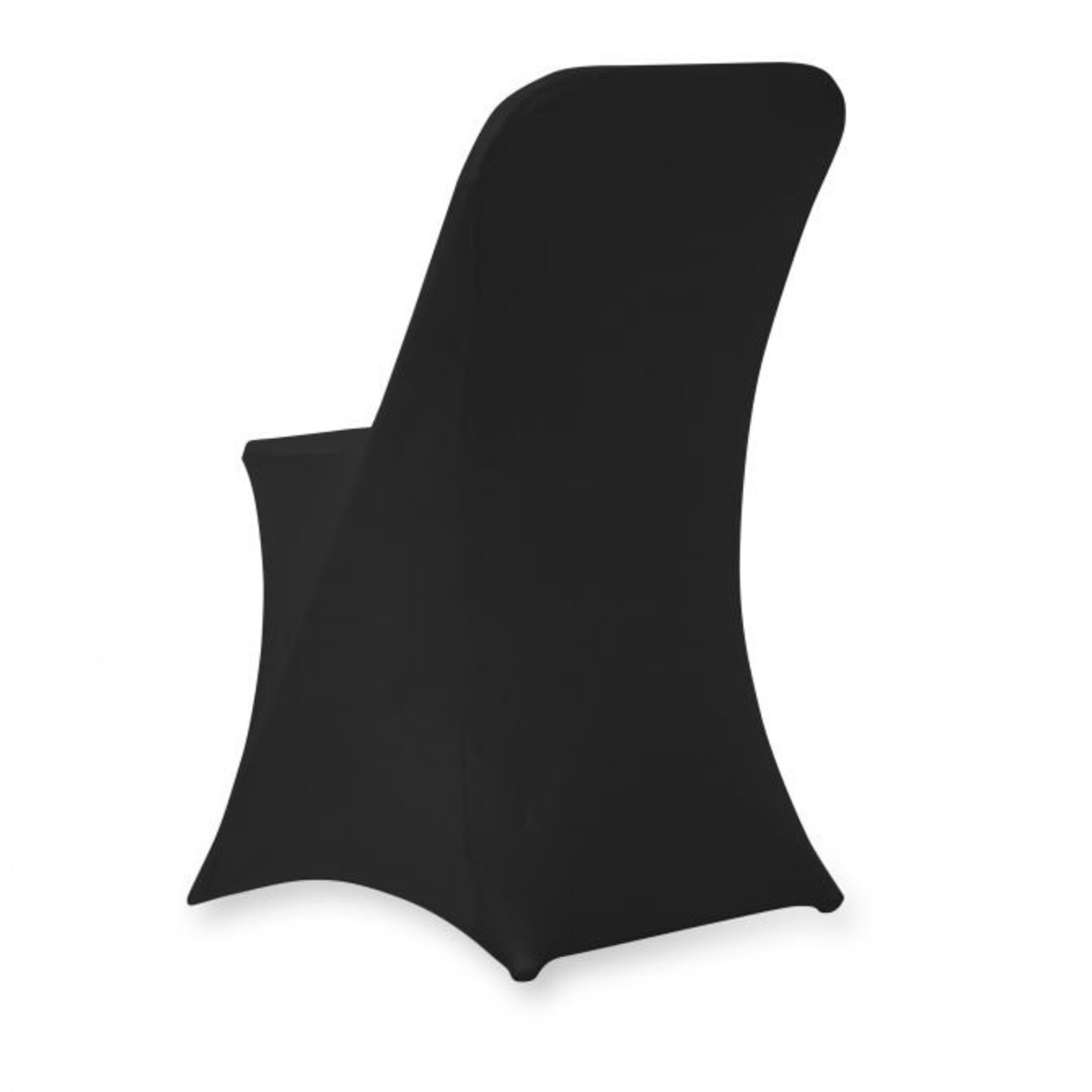 White Spandex Stretch Folding Chair Covers White Black Ivory Etsy