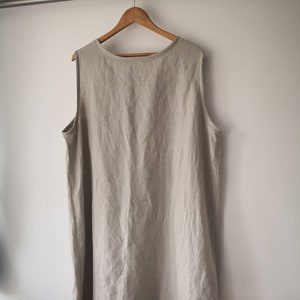 Organic Linen Night Gown XXL Plus Size Nightgown Knee or Ankle Length ...