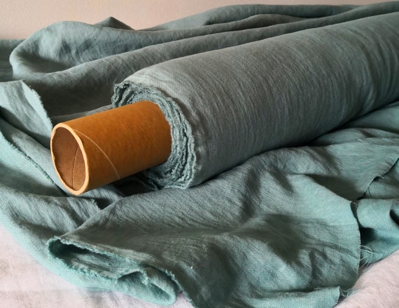 dense woven European linen.Linen fabric by meter Off White Pure 100/% linen fabric 205 gsm washed,mid weight 145 cm wide.Softened