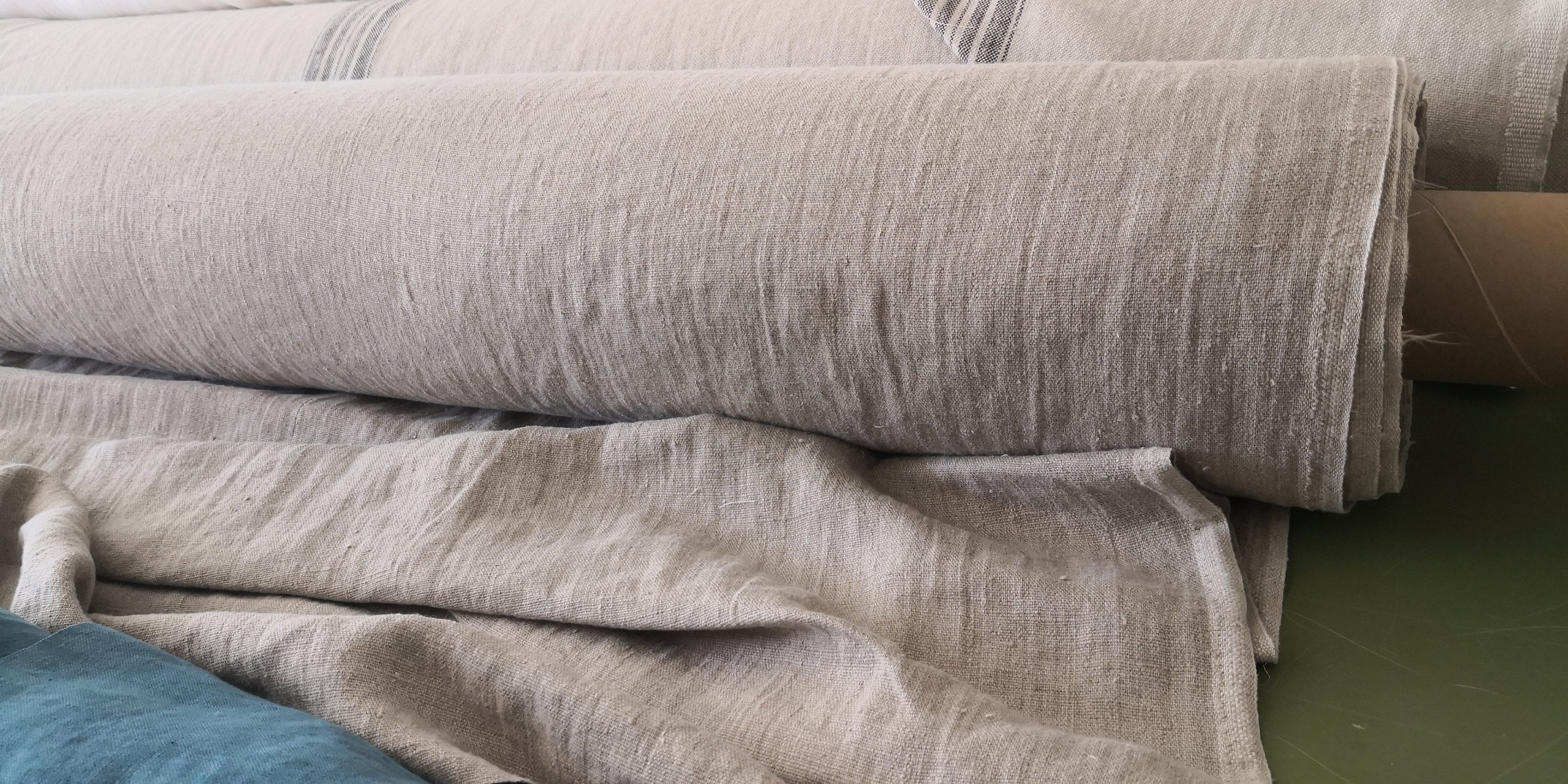 Pure 100 linen fabric Natural undyed linen fabric.290gsm. Etsy