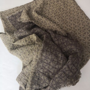SALE! Rustic linen throw. LINEN BLANKET. Double sided bed cover. French linen. Bed cover Queen King. Textured bed cover .Handmade throw