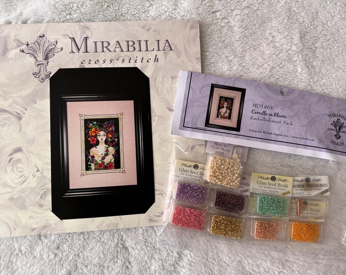 Mirabilia Camille in Bloom Chart and Bead Pack Etsy