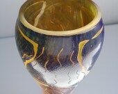 THE VERRE FRENCH - Vase quot Houblon quot - unsigned , Le Verre Français, Charles Schneider - Art Deco - 1930
