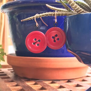 Button Earrings
