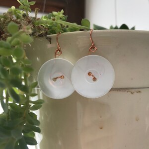 Button Earrings