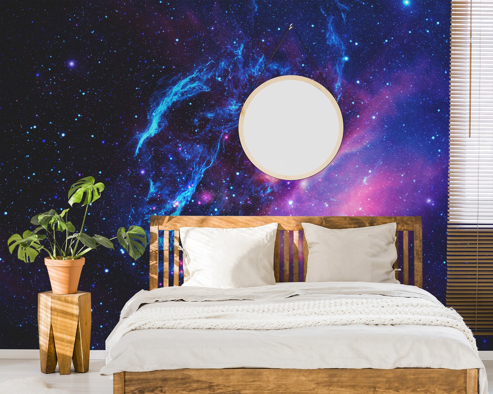 Outer Space Wallpaper Self Adhesive Peel and Stick Wall - Etsy