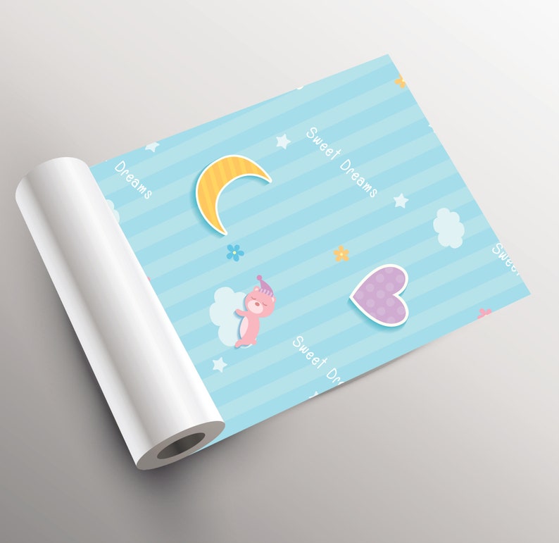 Sweet dreams wallpaper peel and stick wall mural Wallpaper for kids self adhesive