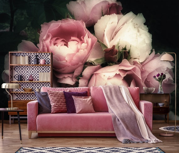 Dusky pink wallpaper deals