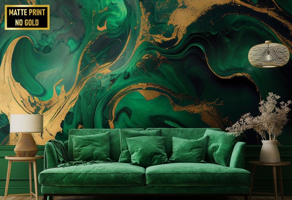 Papel pintado autoadhesivo para muebles mármol verde claro 45 cm x