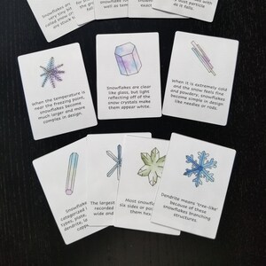 Snowflake Fact Cards