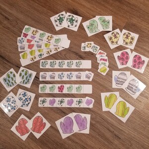 Mitten Learning Pack | Pattern Strips and Matching Cards