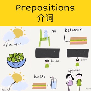 Präposition Englisch - Englisch - Mandarin - Englisch - Deutsch - (Lehrmittel)