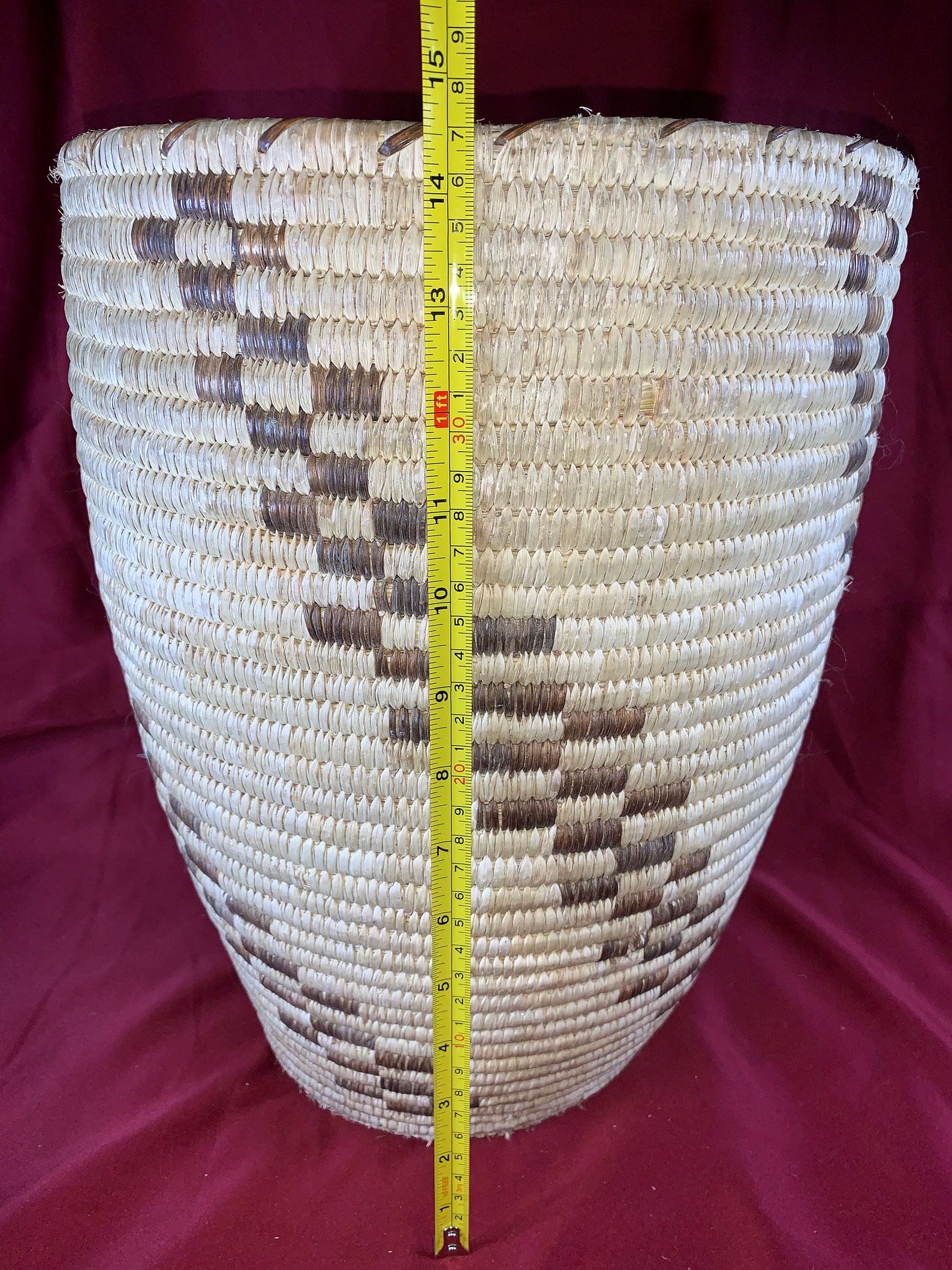 Antique Collectible Papago Native American Large Basket Etsy