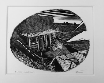 R. ゴッドフリー「ジャカランダの木の下で」絵画 立体複製名画 スーラ「灰色の天気、グランド・ジャット島」6号