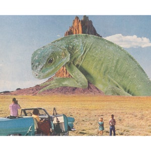 Sightseeing - Collage Art Print