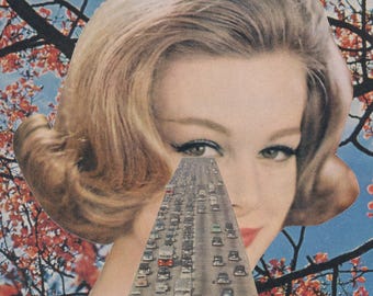 It Never Entered My Mind - Collage Art Print