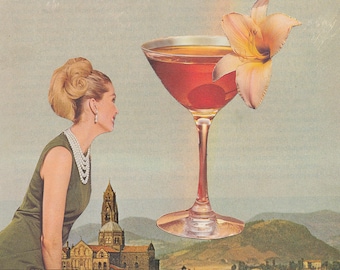 The Other Side of the Rainbow - Collage Art Print