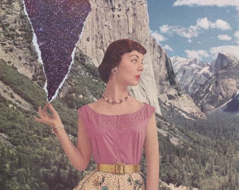 Torn - Collage Art Print