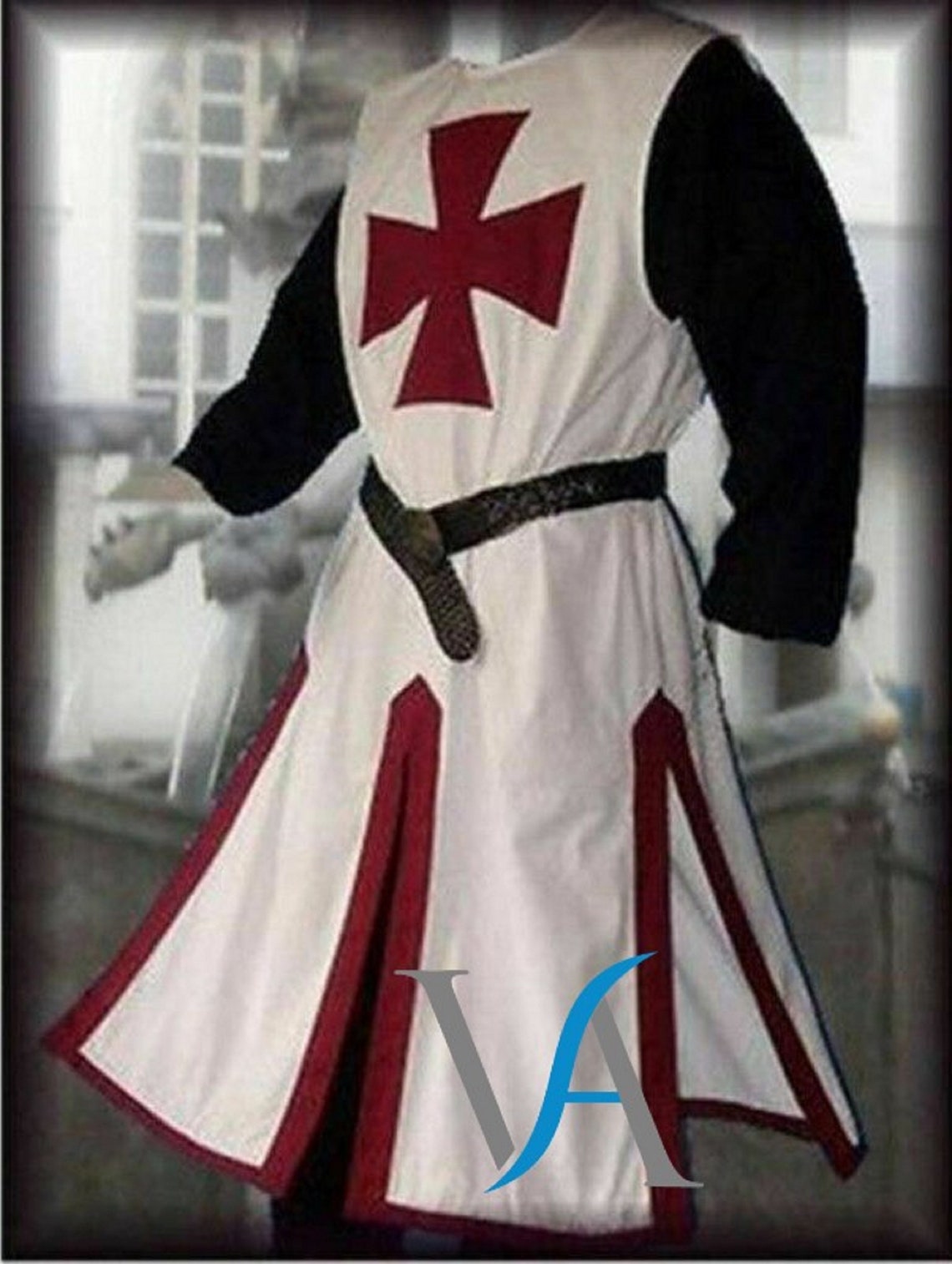 Medieval Templar Knight Crusader Surcoat Tunic Reenactment | Etsy