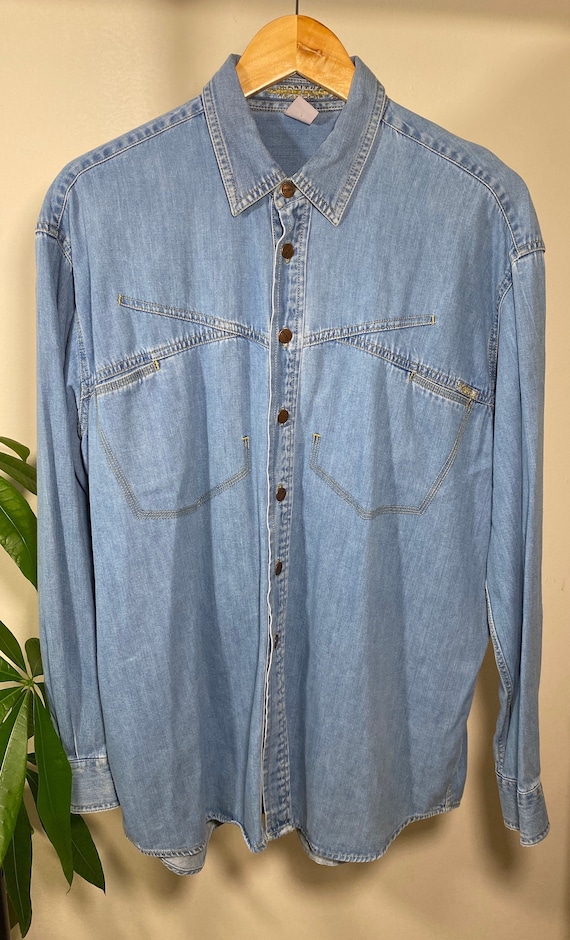 Vintage Marithe Girbaud Francois Denim Jean Shirt